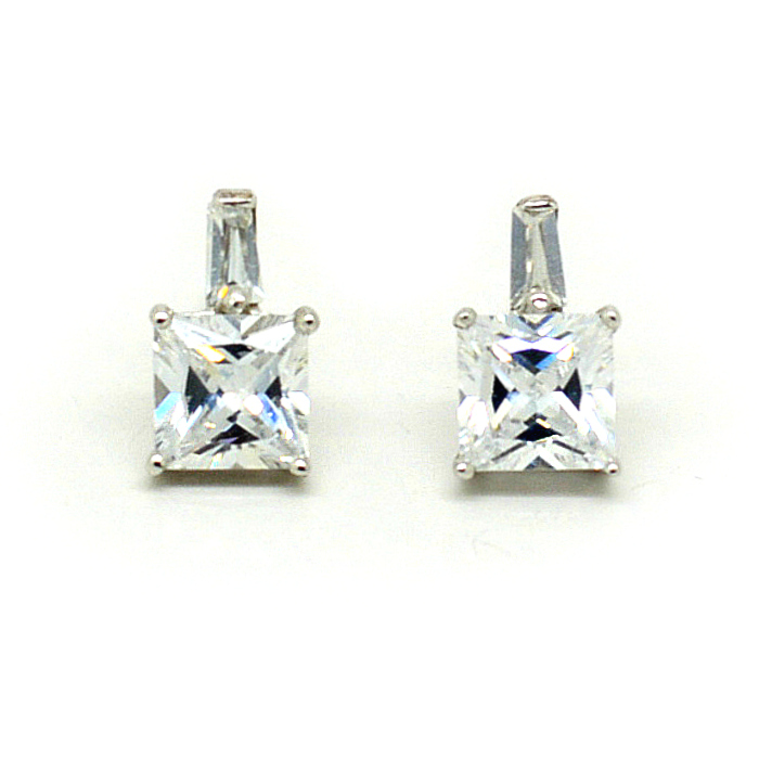 Natural Keshi Pearl Dangle Earrings in Sterling Silver Bridal Earring   Huiyi Tan